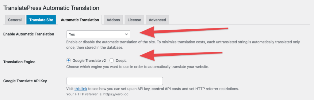 TranslatePress automatic translation for WooCommerce